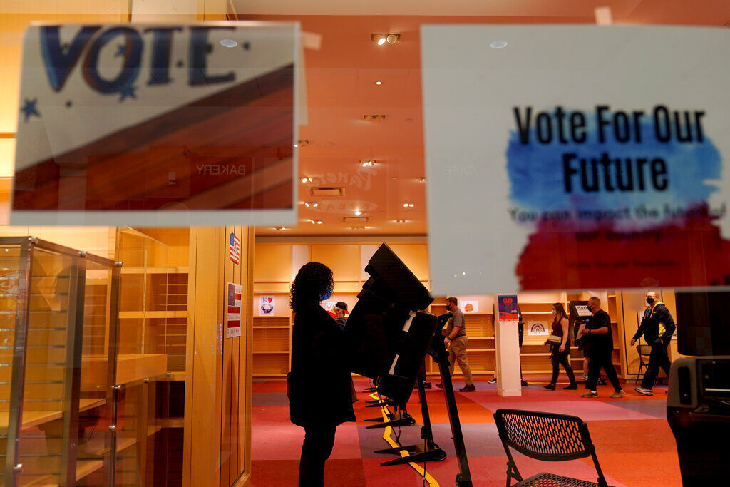 APTOPIX Election 2020 Voting Kansas